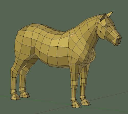 Horse basemesh preview image